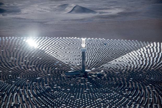 crescent dunes solar thermal plant